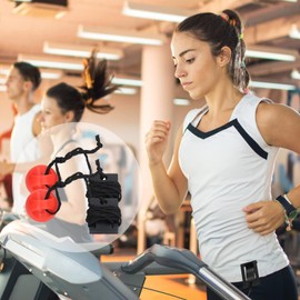 Pilipane Pack of 2 Treadmill Safety Key Replacement, Universal Emergency Stop Magnetic Safety Locks, Stable Fitness Replacement Kit, Suitable for Most Treadmills