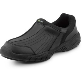 SR Max Charlotte, Men's, Black, Athletic Slip On Style Slip Resistant Soft Toe Work Shoe (17.0 M)