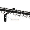 Fix Curtain Rod Bracket Set of 4 for 1 Or