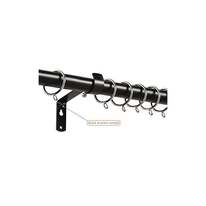 Fix Curtain Rod Bracket Set of 4 for 1 Or