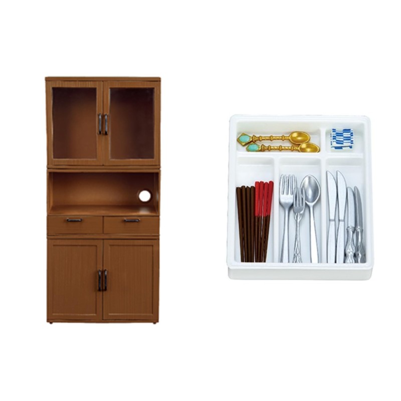 Rement Petite Sample Series Combination Cupboard, Approx. H 9.4 x