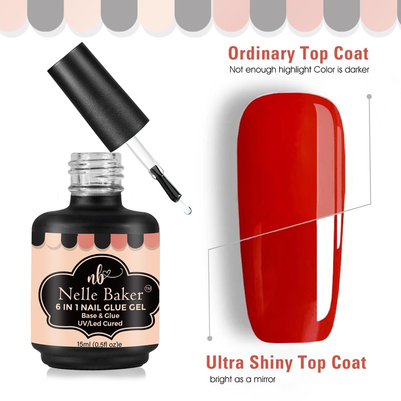 Nelle Baker High Shine Glossy Top Coat