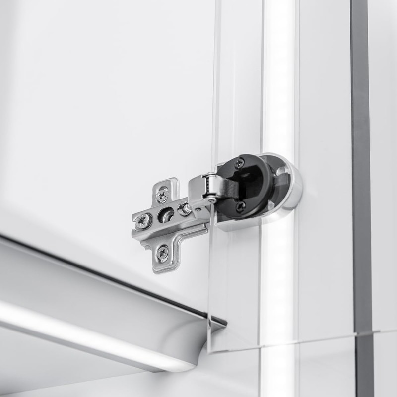 MS Beschläge Glass Cabinet Pot Hinge Chrome Matt Pot Hinge