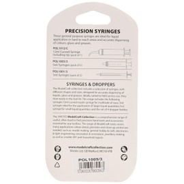 Modelcraft 5 ml Syringes, Pack of 3, White