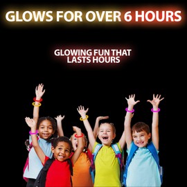 ZENO 100 Glow Sticks Bulk Party Supplies | 5 Colours Multicolour | Glow in The Dark Fun Party Pack | 8" Glowsticks and 100 Connectors for Bracelets and Necklaces | Perfect for Kids and Adults
