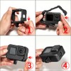 FitStill GoPro Hero12/11/10/9 フレームタイプのカメラ保護アクセサリー カメラフレーム サイドカバーとレンズカバー付き コールドシューアダプターと互換性があります
