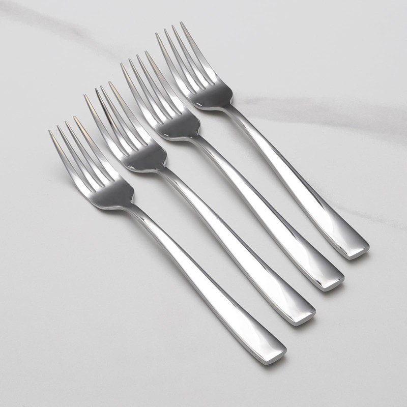 8-Piece Dinner Forks Set, Food Grade Stainless Steel Silverware Fork,