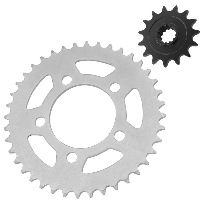 Caltric Front Rear Drive Chain Sprocket for Honda Rebel 500