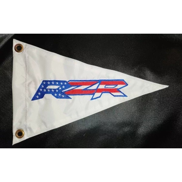 Devil Woman Flags RZR USA 10"x13.5" Triangle Flag UTV Side