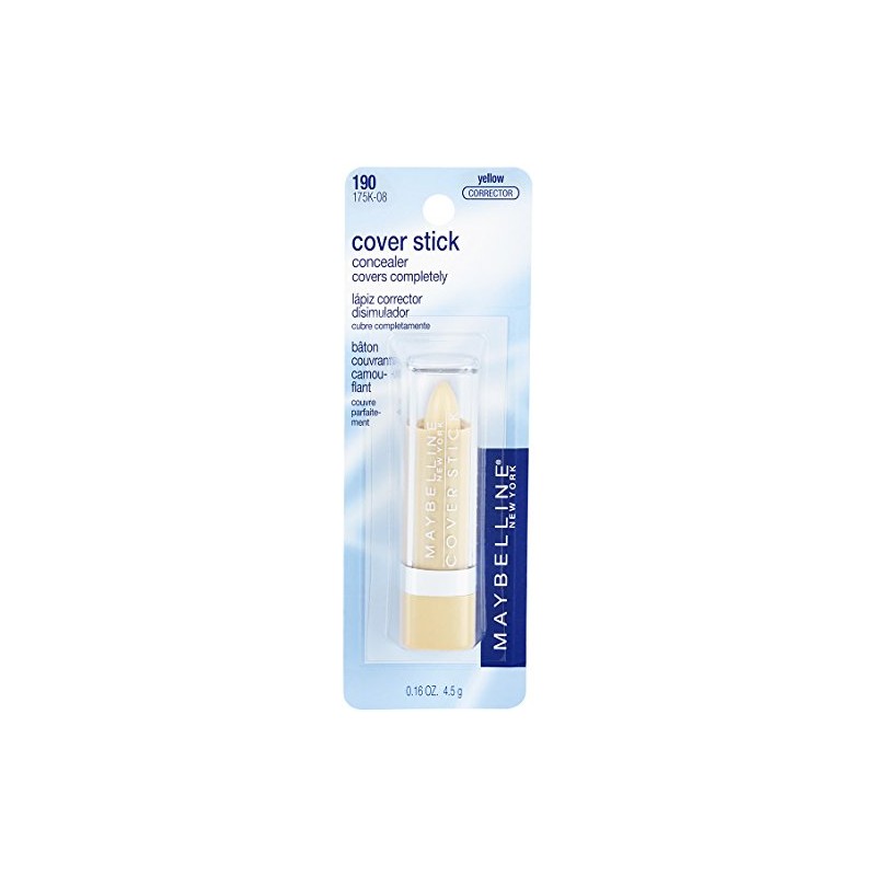 Maybelline New York – Corrector en barra Cover Stick, Amarillo