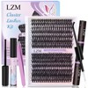 LZM Eyelash Extensions Set, 280 Pieces Lash Extension Set, D