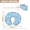 Wanzuoeng Cute Baby Nursing Pillow Cover Cartoon Dog Print Breastfeeding