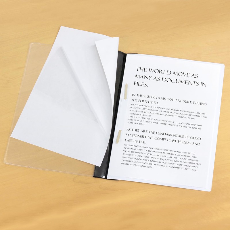 プラス レポートファイルＷ A4 ホワイト NO.33 78-565