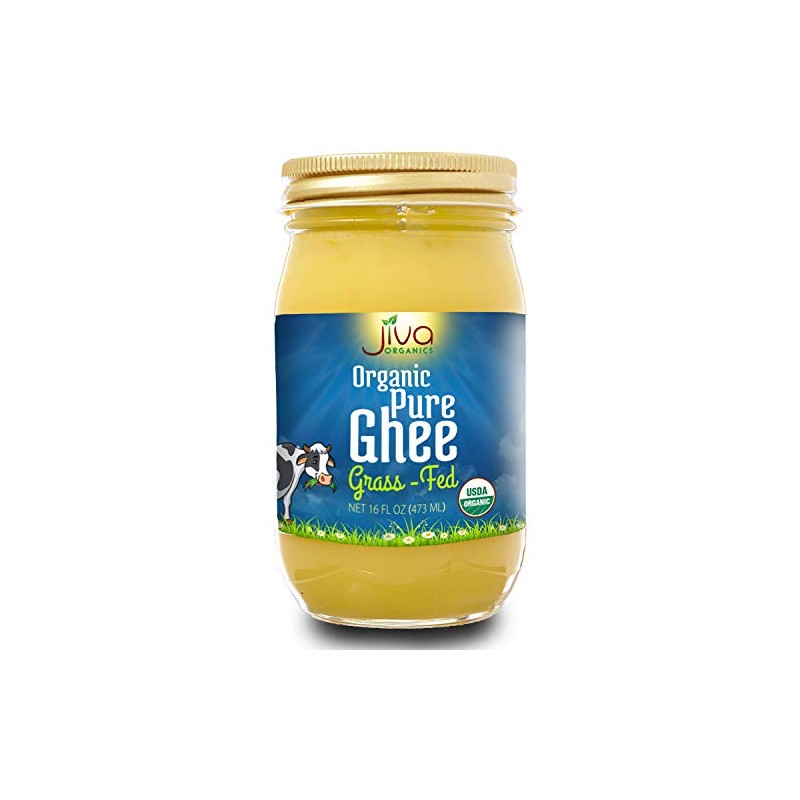 Organic Grass Fed Ghee 16 Ounce - Mantra Infused, Traditional