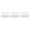 3 PCS Small Security Cameras Wall Shelf with 6 Cable