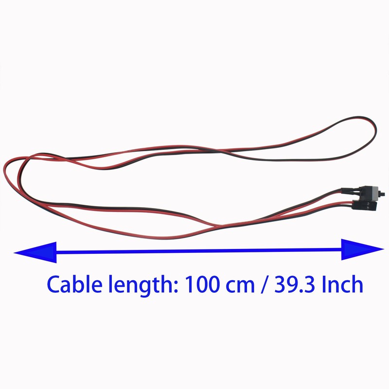 FDXGYH 2 Pcs ATX PC Power Switch Cord 2 Pin