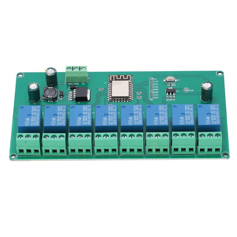 Relay Module WIFI 8‑Channel ESP8266 Development Board for Wireless Control