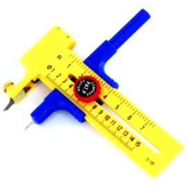 C-101 Rotary Kompass Kreis Cutter, Schnitt Papiere, Folien, Leder, Vinyl, Gummi etc. – Ausschneiden, Durchmesser von 10 mm