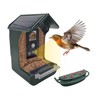 Berger & Schröter Bird Feeder with 1080P Camera, Solar Water