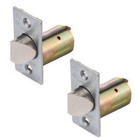 Dynasty Hardware 2-3/8" Backset Spring Latch for Augusta or Spartan Passage and Privacy Door Levers, Satin Chrome (2 Pack)