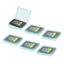 KIWIFOTOS Cfexpress Type A Card Holder Memory Card Case for Sony Alpha A1II, A1, A9III, A9II, A7RV, A7SIII, A7IV, FX6, FX3, FX30 (Pack of 6, Memory Card Not Included)