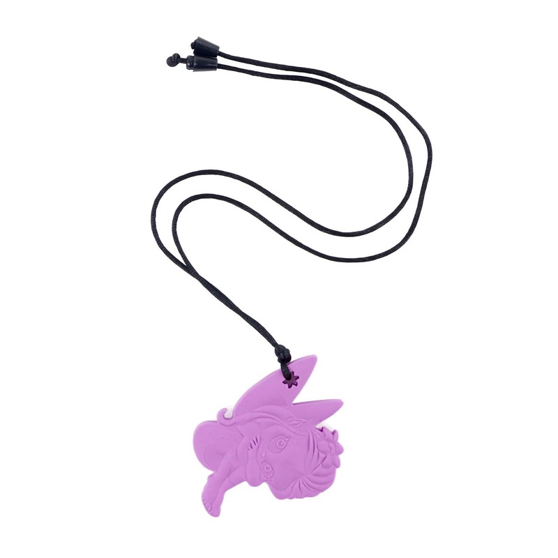 5Pcs Chew Necklace Food Grade Silicone Chewing Pendant for Toddlers