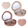 ValueBargain Heart Contact Lens Case, 2PCS Cute Heart Shape Lens