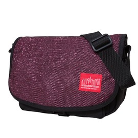 Manhattan Portage Midnight Sohobo Bag Ver2 (MD) - Eye Catching Glitter Midnight fabric Crossbody 1000D Cordura Fabric Messenger Bag (GMET)