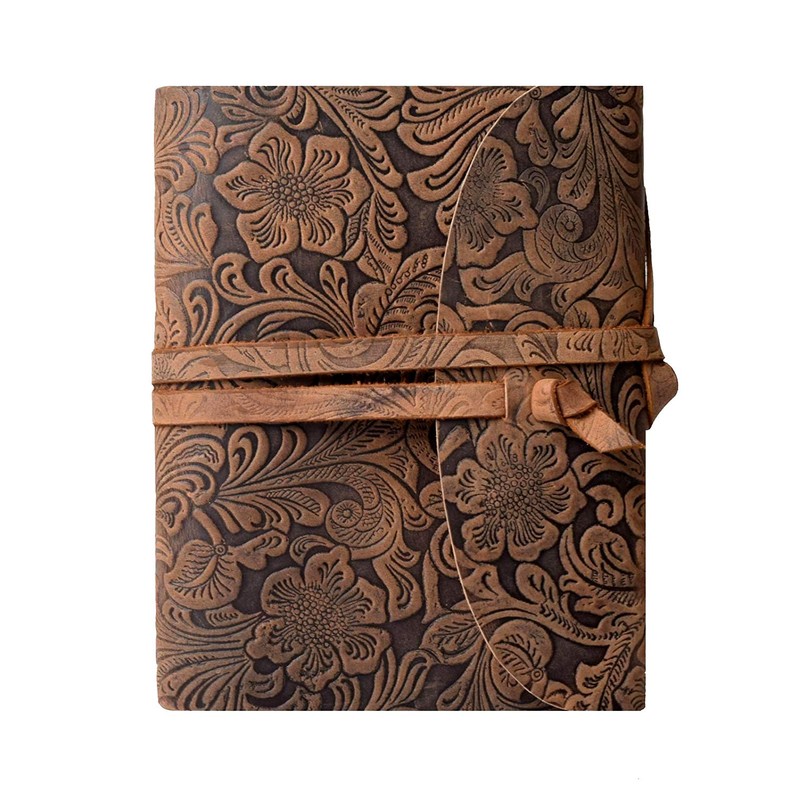 Hudson & James Handmade Leather Journal Writing Notebook Travel Diary