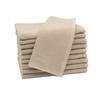 ZOLLNER Set of 10 Guest Towels Waffle Pique, 100% Cotton,