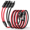 Bateria Power Y-Branch Solar Connectors 21FT 10AWG Extension Cable, Solar
