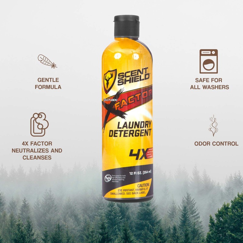 ScentBlocker Detergent X-Factor Laundry Detergent, Scent Shield, 4X Factor, Unscented