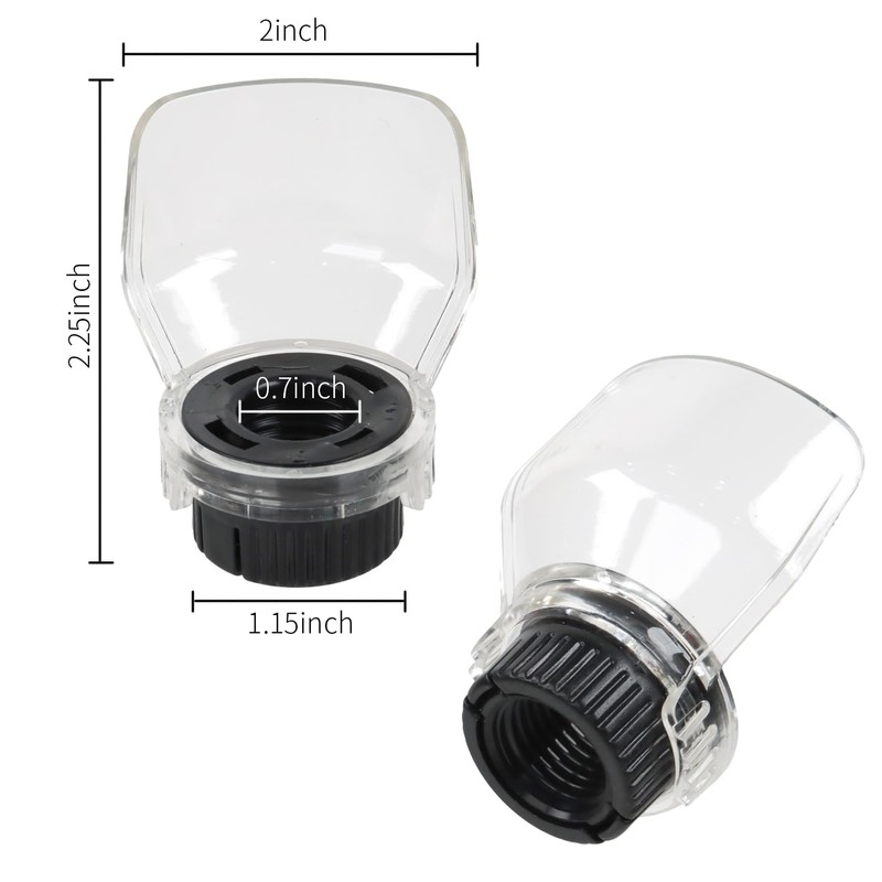 Bettli Rotary Tool Shield Attachment Kit,2 Pcs Drill Protector Safety
