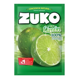 3 x zuko limon no sugar needed drink mix packs 15g each