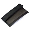 Microfiber Black Seat Belt Cover (6-Pack) by Seat Belt Extender