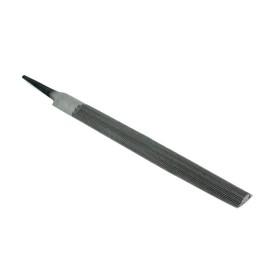 Benchmark Abrasives 6" Bastard Cut Half Round Hand File, Hardened Steel File, for Filing Metal, Sharpening Tools, Copper, Plastic, Hardwood, Metalworking Woodworking (6")