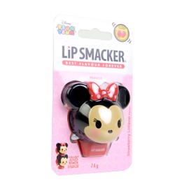 Lip Smacker - Tsum Tsum Collection - Minnie Mouse Lip Balm for Kids - Strawberry Flavour - Sweet Gift for Your Friends - Single Pack