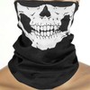 WHITE FANG FG028 Men's Face Guard, Neck Warmer, Skull Skull,