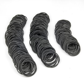 200Pcs Sturdy & Black Elastic Bands - High-Temperature Resistant Rubber Bands, Perfect for Office Supplies, Industrial Use, School Home，Crafts & More - 38mm Size
