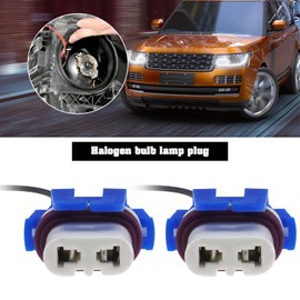 VGOL 2Pcs Car Headlamp Bulb Holder Repair Wiring Replacement 8GH 005 635-12 Compatible with Land Rover Range Rover Evoque 2011-2019 Wiring Harness Adapters