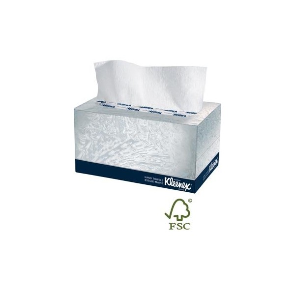 Kimberly-Clark 01701 Hand Towel, Pop-Up Box, 1-Ply, White (Pack of 2160)