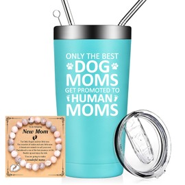 DOEARTE New Mom Gifts for Women - Funny Dog Mom Pregnancy Gift for Expecting Mom - Mom to Be Gifts for First Time Moms, New Mom, New Mama, New Mommy - 20oz New Mom Tumbler