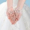 4 Pieces Crystal Bridal Hair Pins, Rhinestones Hair Clips for