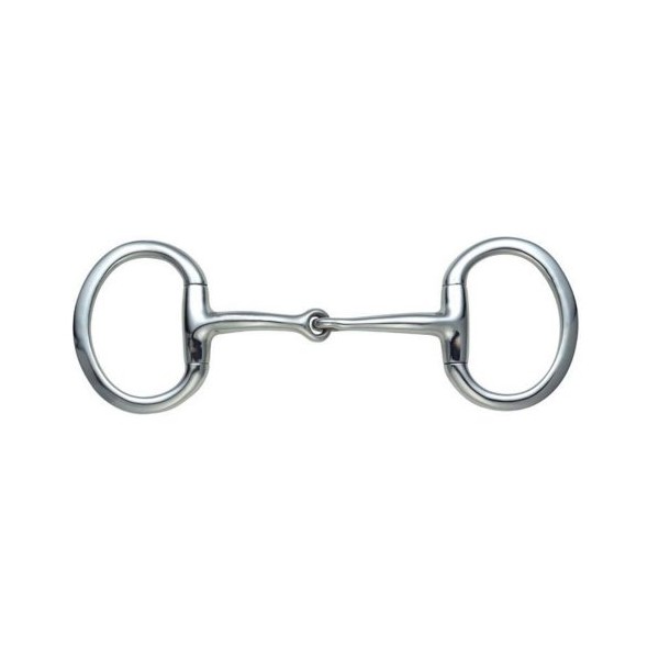 Shires Equestrian Standard Curved Mouth Eggbutt Bit