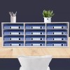 N/A 4-Tier Mail Sorter Organizer Countertop Literature Student Mailbox for