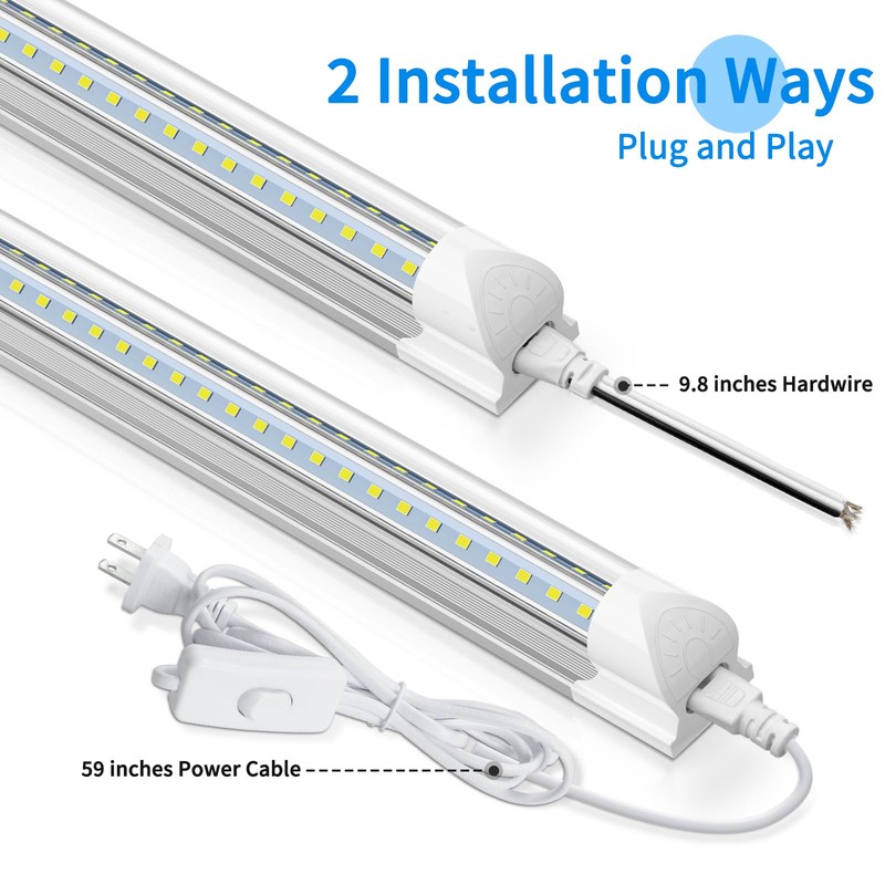 SHOPLED LED Shop Light 3FT, 30W 4000LM 6000K Cool White,