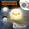 KoalaJoy Cute Night Light, Silicone Rechargeable Lazy Duck Lamp, Squishy