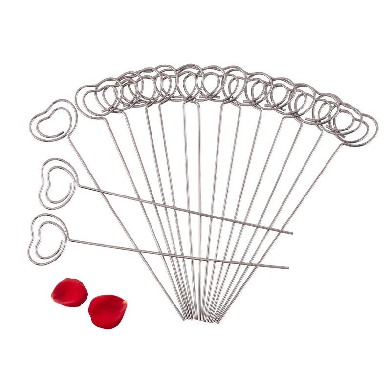 Table Card Holders, 50 Piece Memo Holder, Metal Photo Card