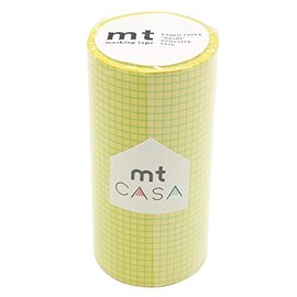 Mt Casa Masking Tape 100mm Grid・Canola MTCA1112