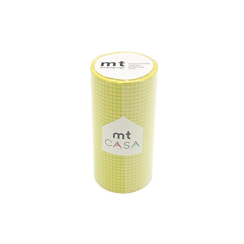 Mt Casa Masking Tape 100mm Grid・Canola MTCA1112